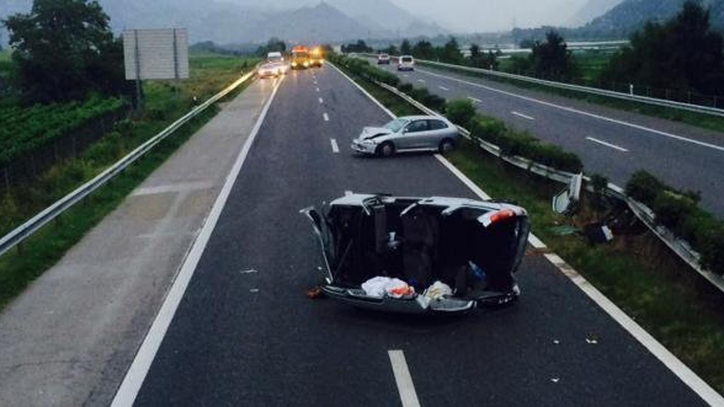 Uno dei tratti autostradali più spesso teatro di incidenti in Svizzera