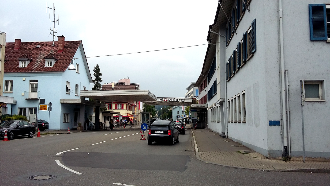 Il posto di confine Costanza Emmishofer tra Svizzera e Germania