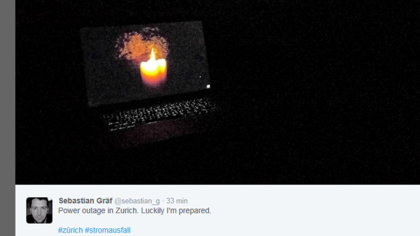 ... forse non è un gran che efficace contro il blackout. Ma meglio che niente
