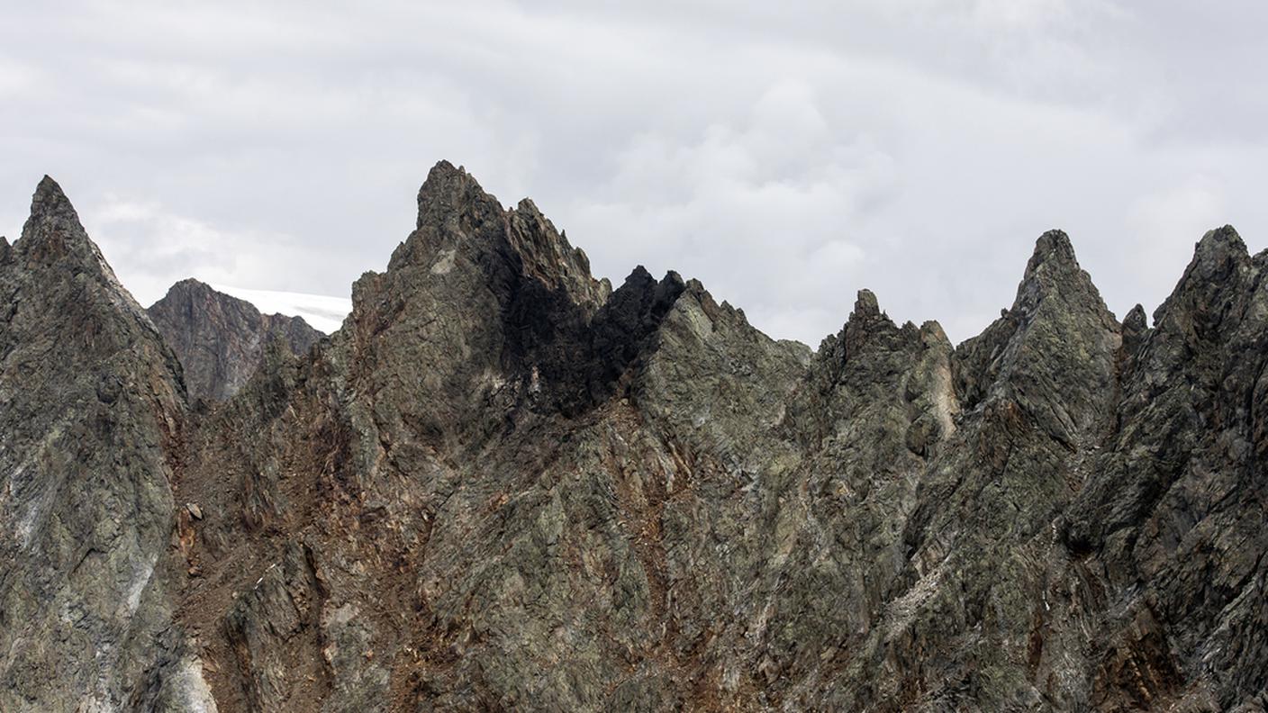 Ecco dove il caccia urtò la montagna, a quota 3'300 metri