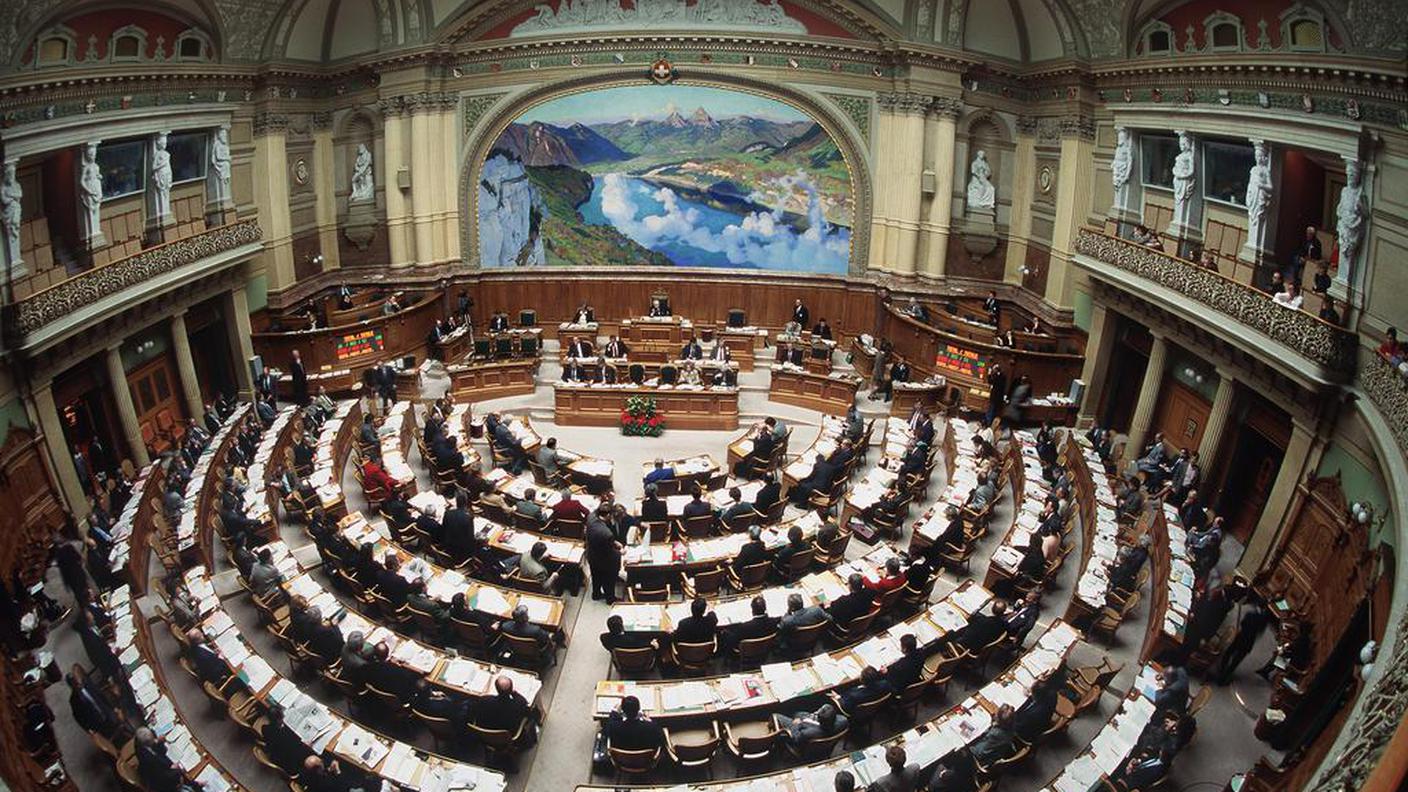 La sala del Consiglio nazionale