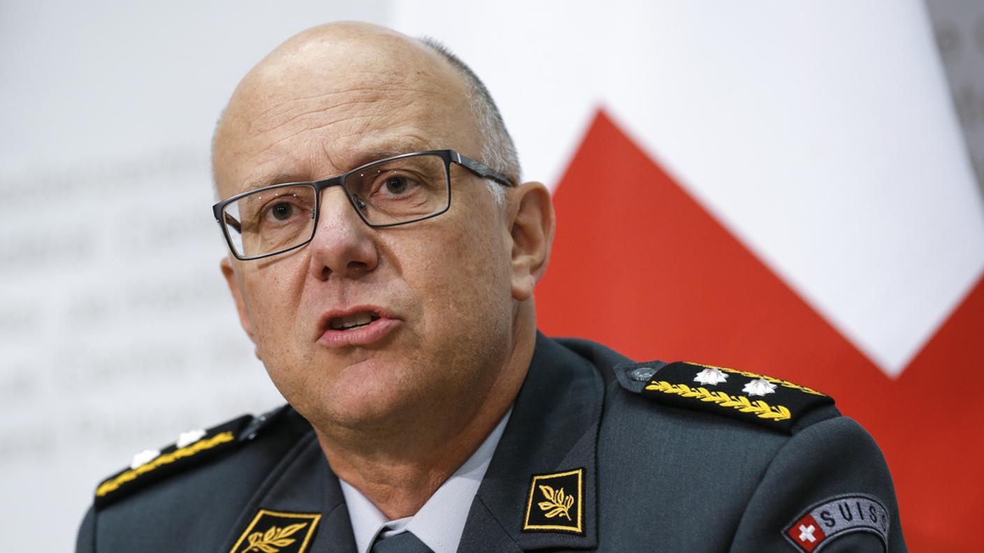 Il neo capo dell'esercito elvetico Philippe Rebord
