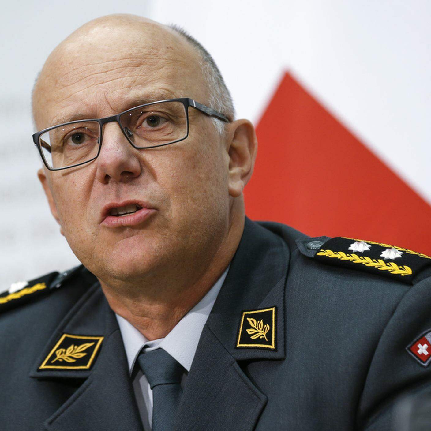 Il neo capo dell'esercito elvetico Philippe Rebord