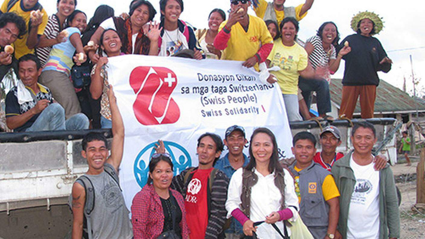 Aiuti della Catena della Solidarietà pervenuti nelle Filippine nel 2009