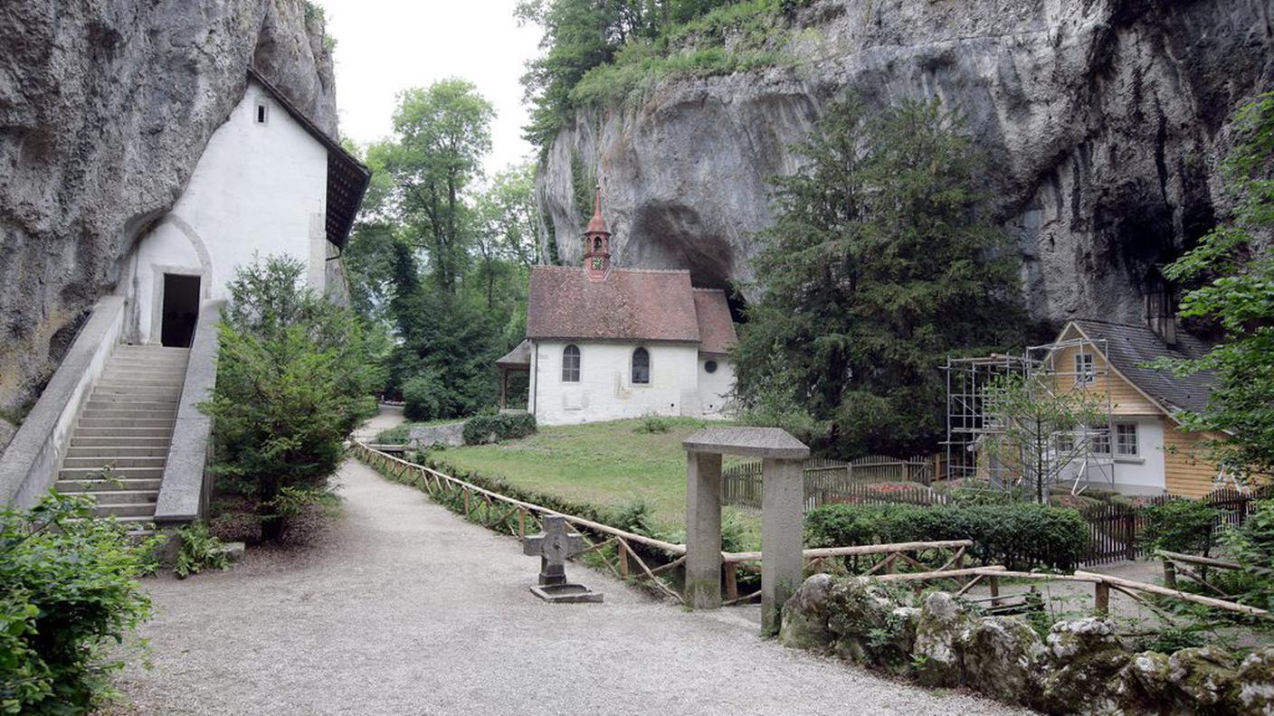 L'eremo nelle gole di Santa Verena vicino a Soletta