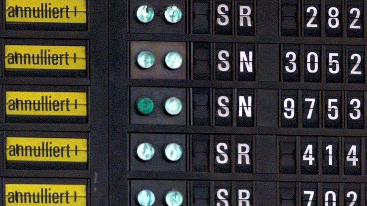 Più di 260 voli Swissair vennero annullati a seguito del grounding
