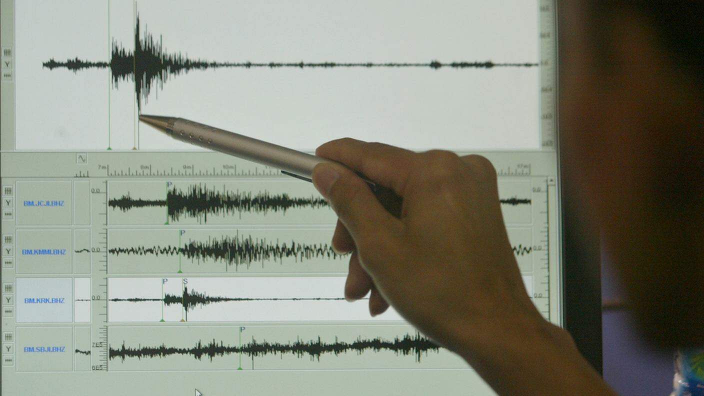 La stragrande maggioranza dell'attività sismica in Svizzera è rilevata unicamente dagli strumenti di misurazione