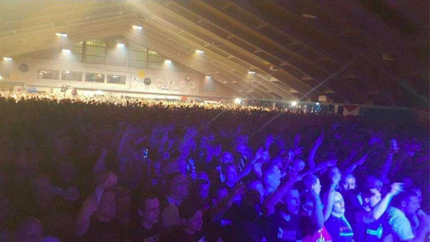 Il concerto ha attirato fra le 5'000 e le 6'000 persone