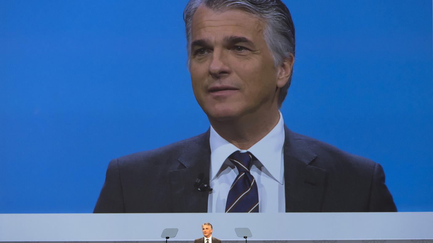 Sergio Ermotti, CEO di UBS, in occasione dlel'ultima assemblea generale
