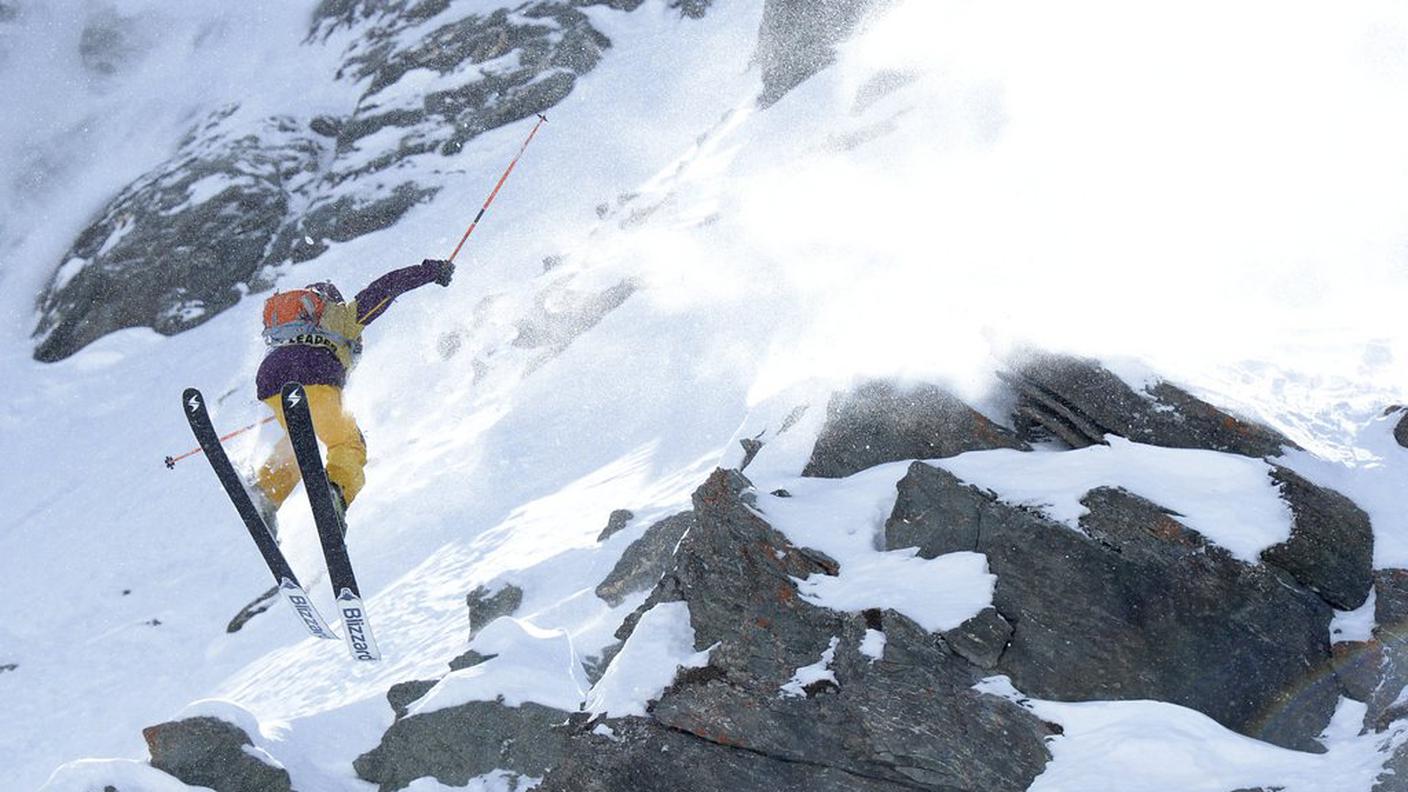 Una gara di freeride a Verbier