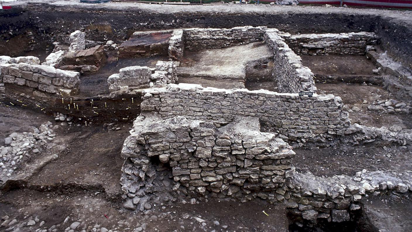 Mura dell'insediamento romano