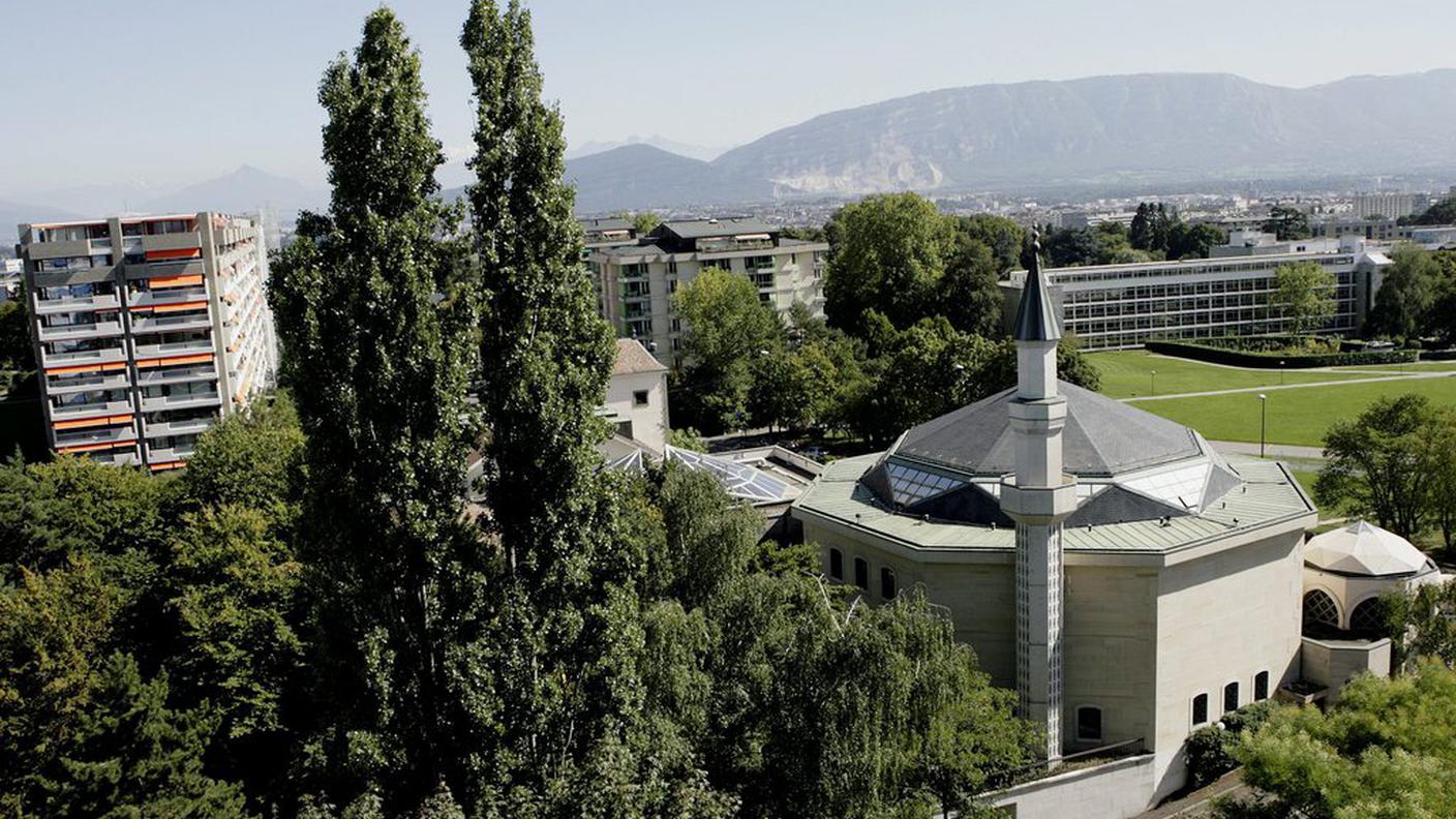 La moschea ginevrina, nel quartiere di Petit-Saconnex