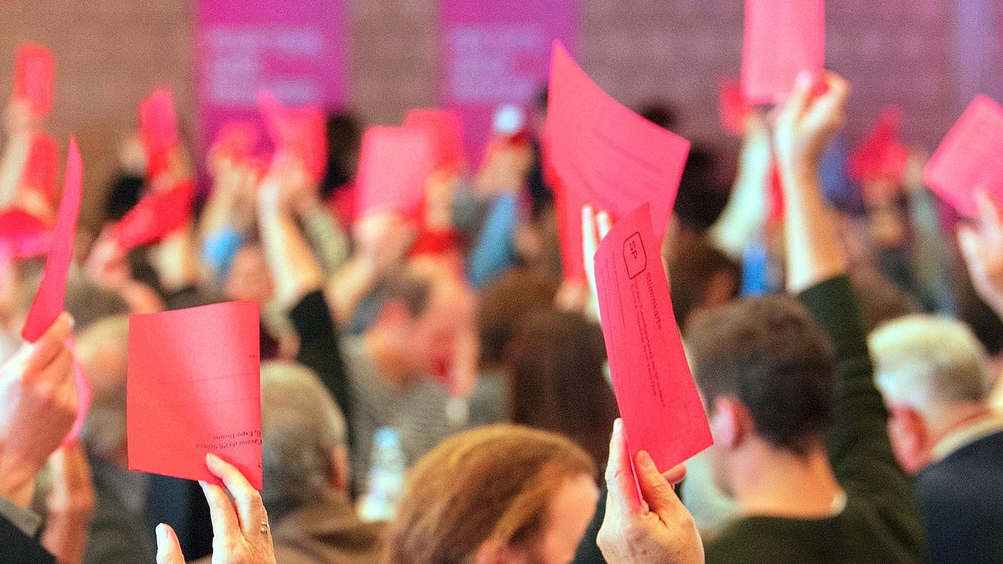 Il congresso del PS a Thun