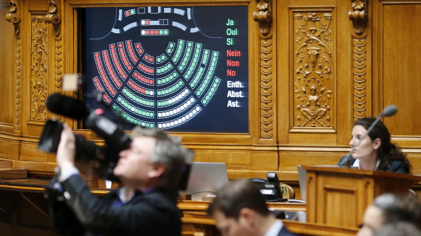 L'esito della votazione finale al Nazionale