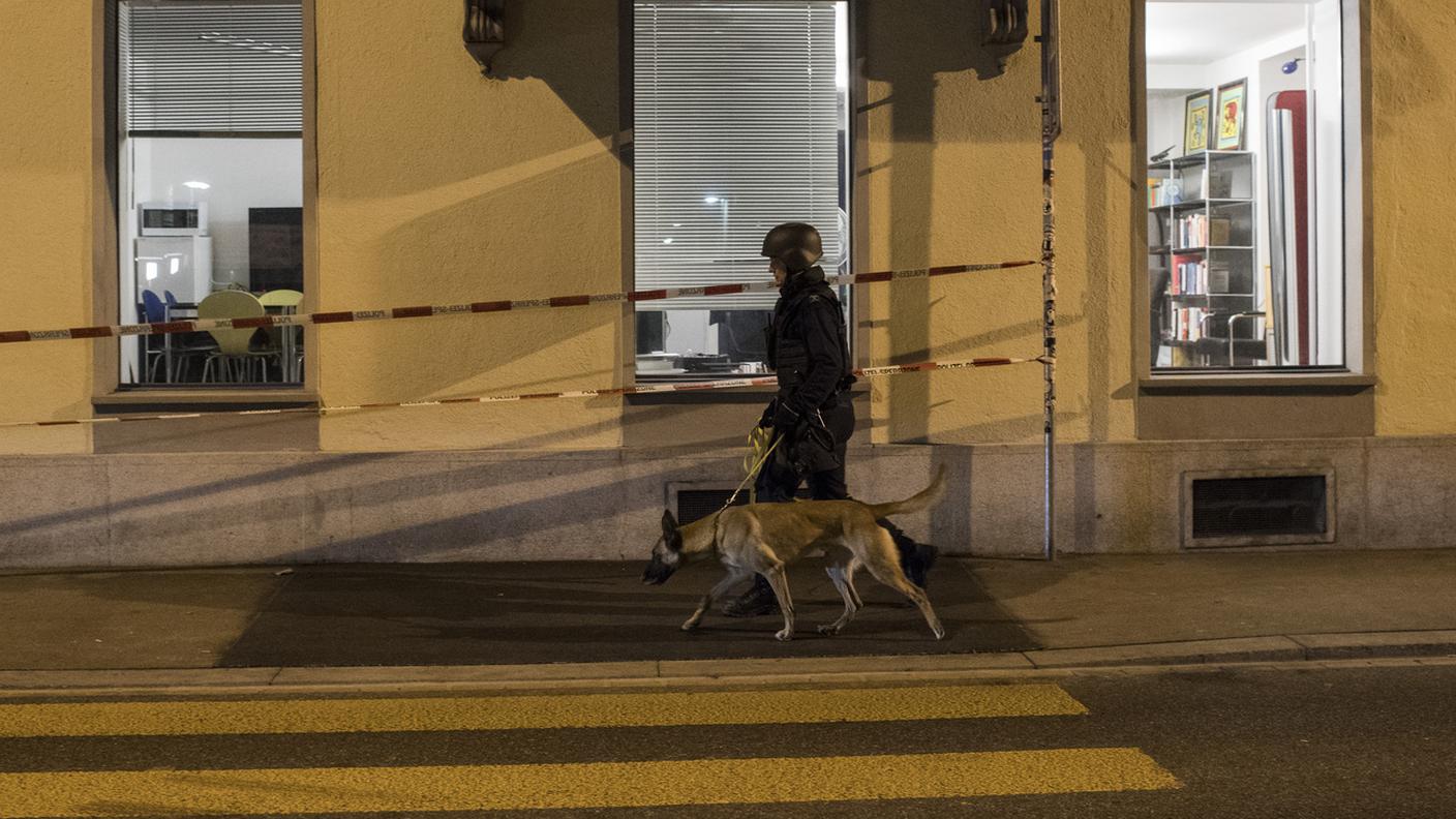 Il luogo della sparatoria a Zurigo