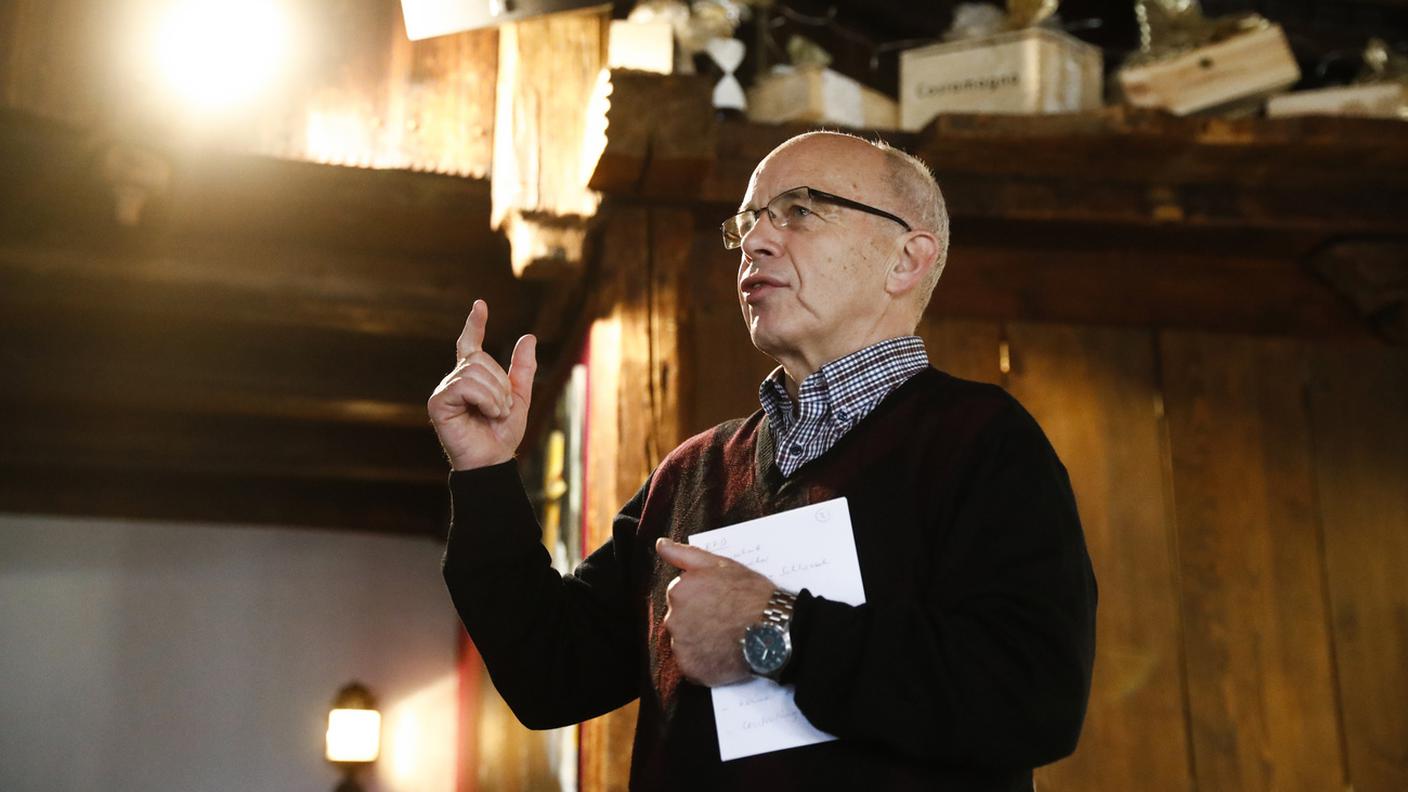 Ueli Maurer alla conferenza annuale per i rappresentanti dei media ad Adelboden