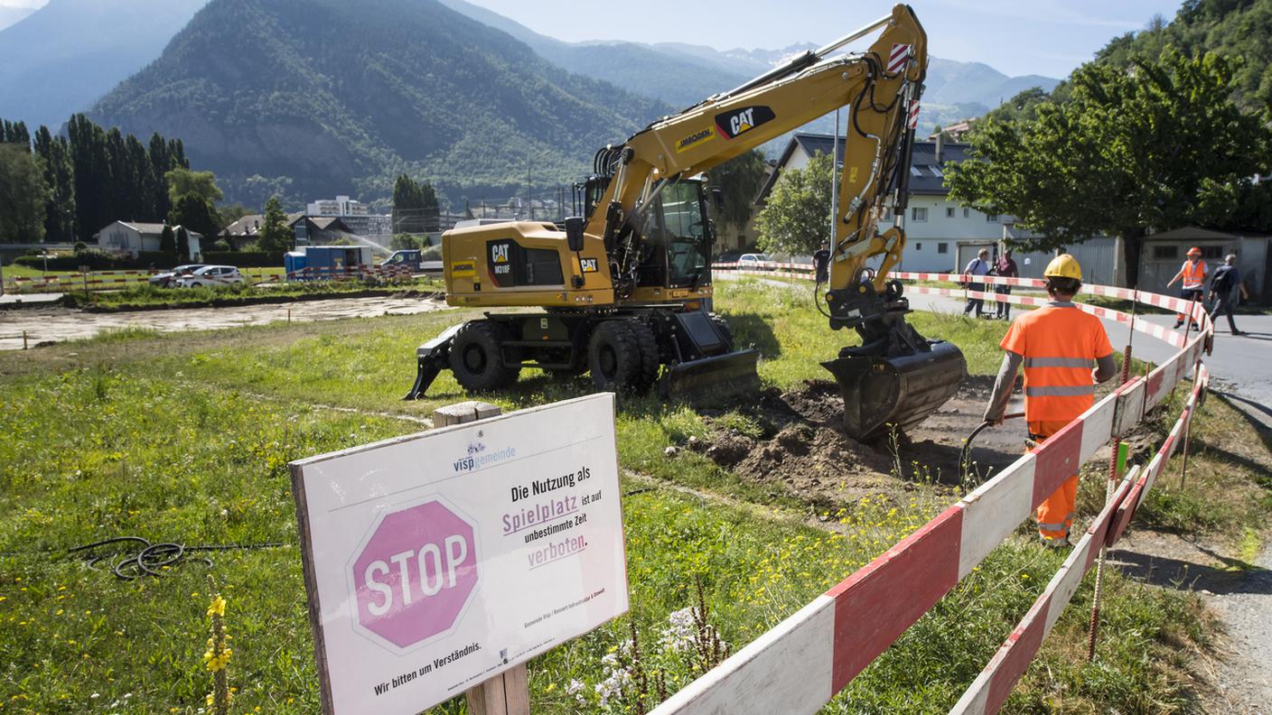 Prima tappa del risanamento, la scorsa estate a Visp