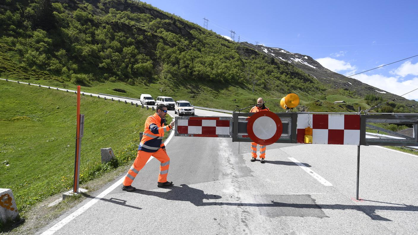 La riapertura è imminente per la strada che valica il colle del San Gottardo