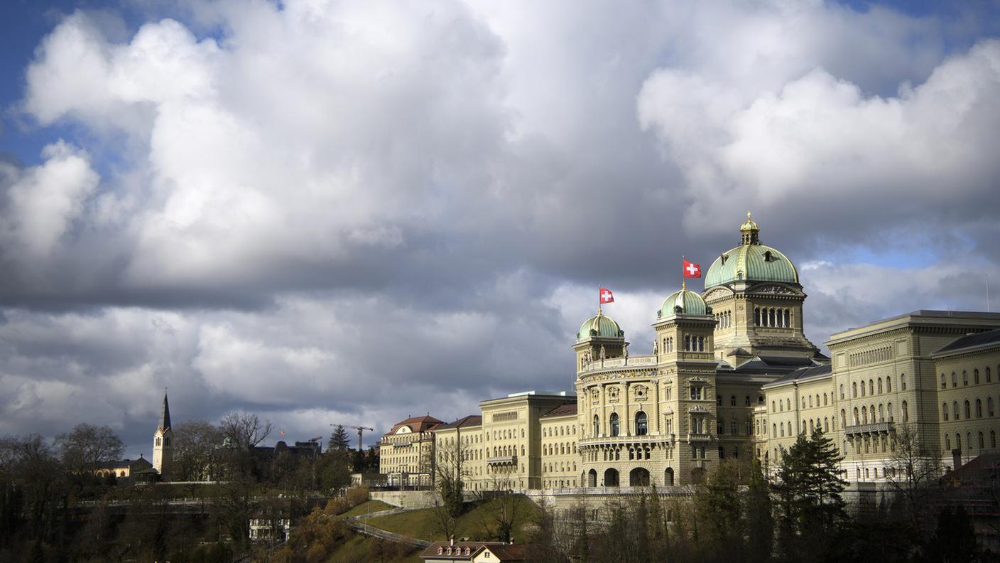 Un'immagine d'archivio di Palazzo federale a Berna
