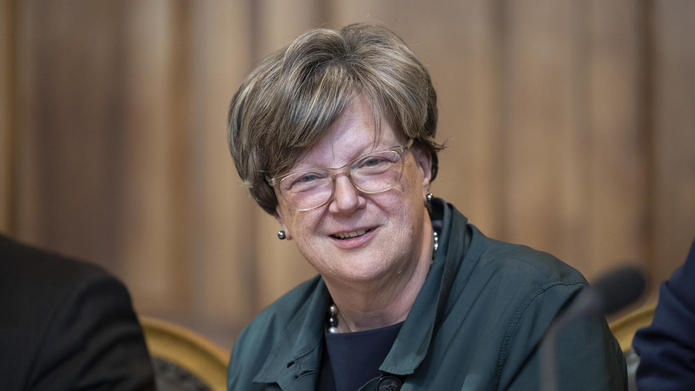 La presidente della CPI Isabelle Chassot