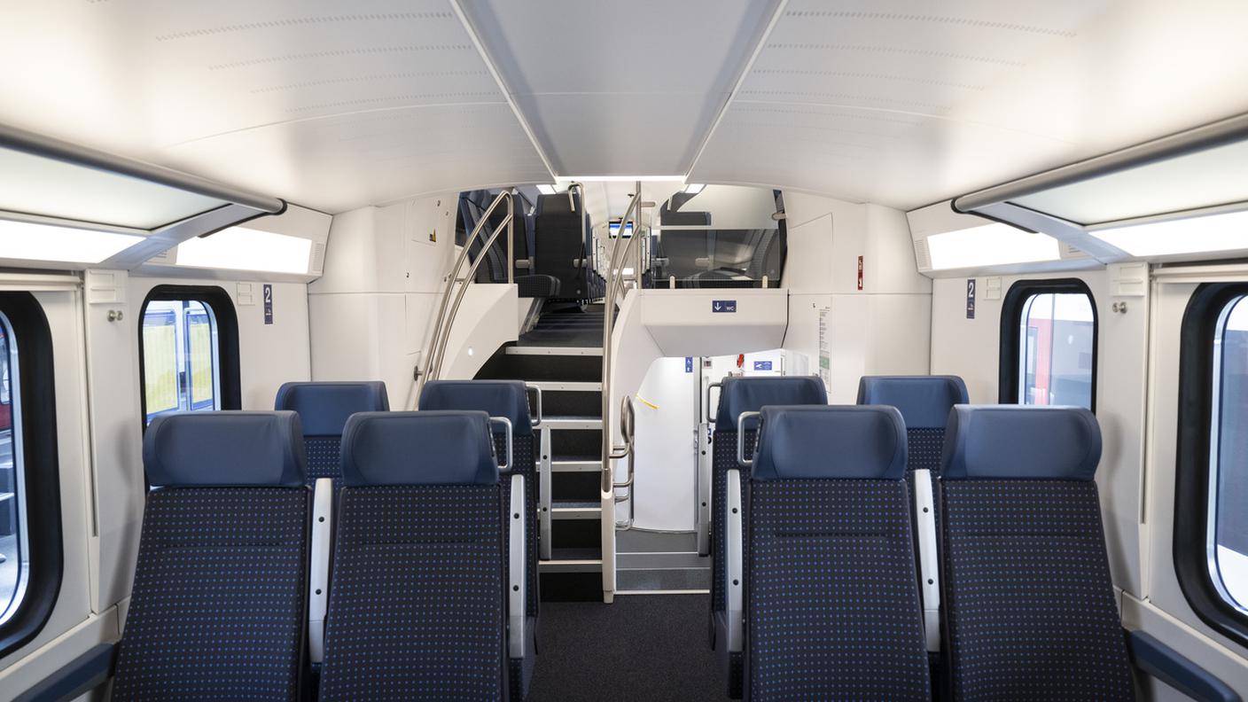 Da un piano all'altro del nuovo treno