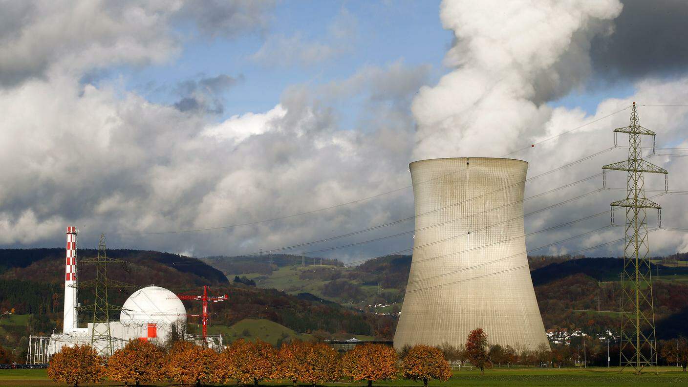 Un'immagine della centrale atomica di Leibstadt, nel canton Argovia