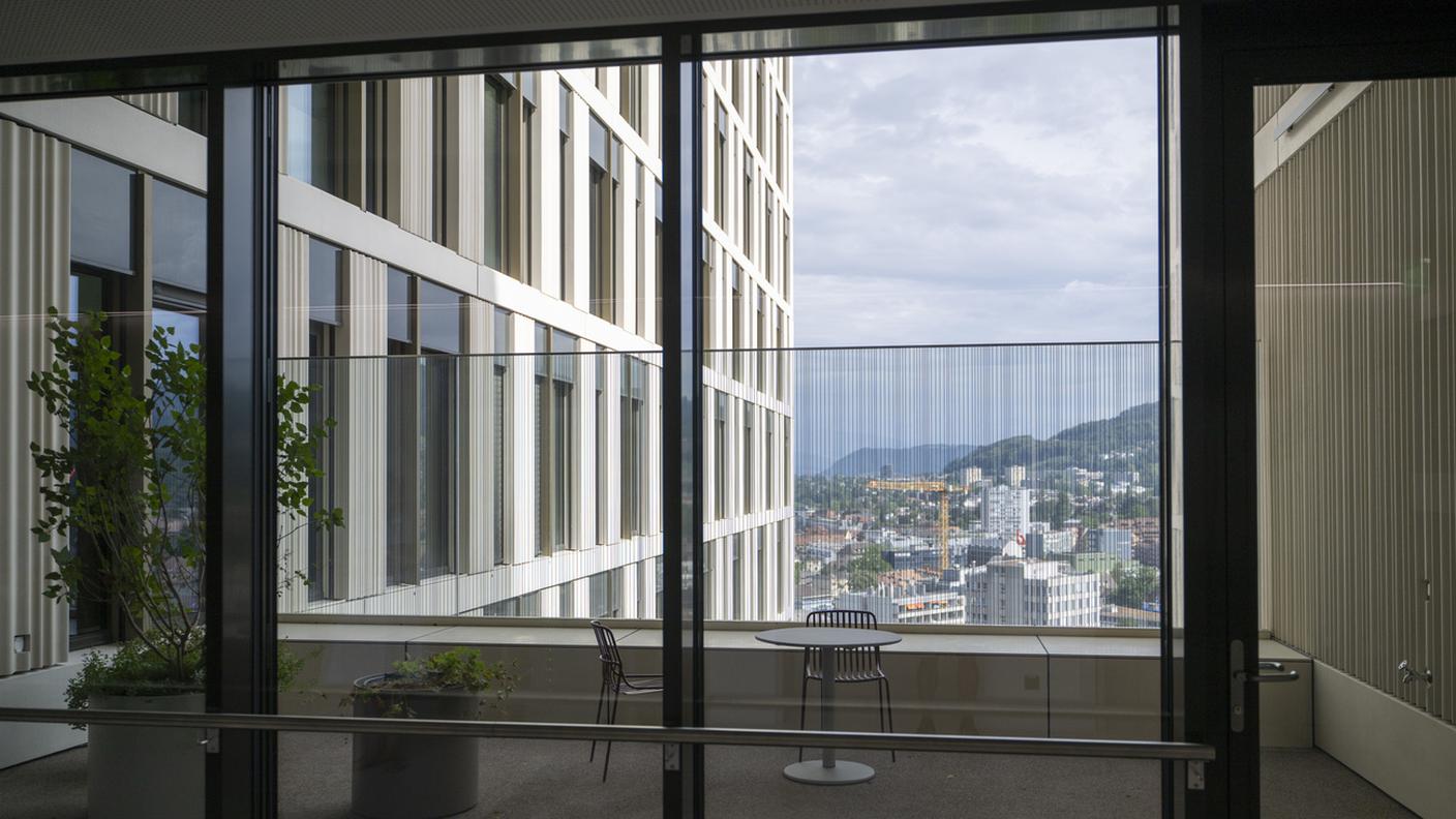 Una terrazza dell'Inselspital