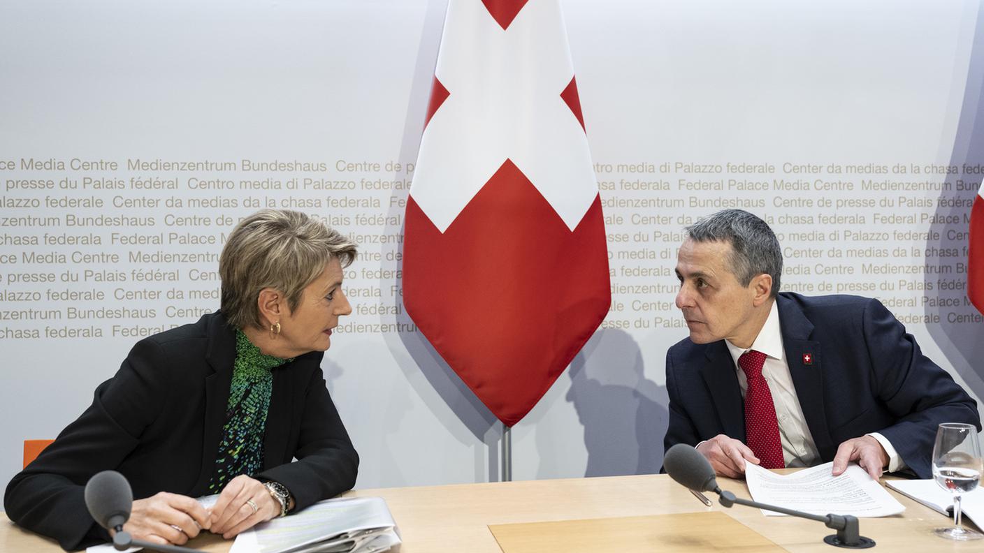 I due consiglieri federali del PLR: Karin Keller-Sutter e Ignazio Cassis