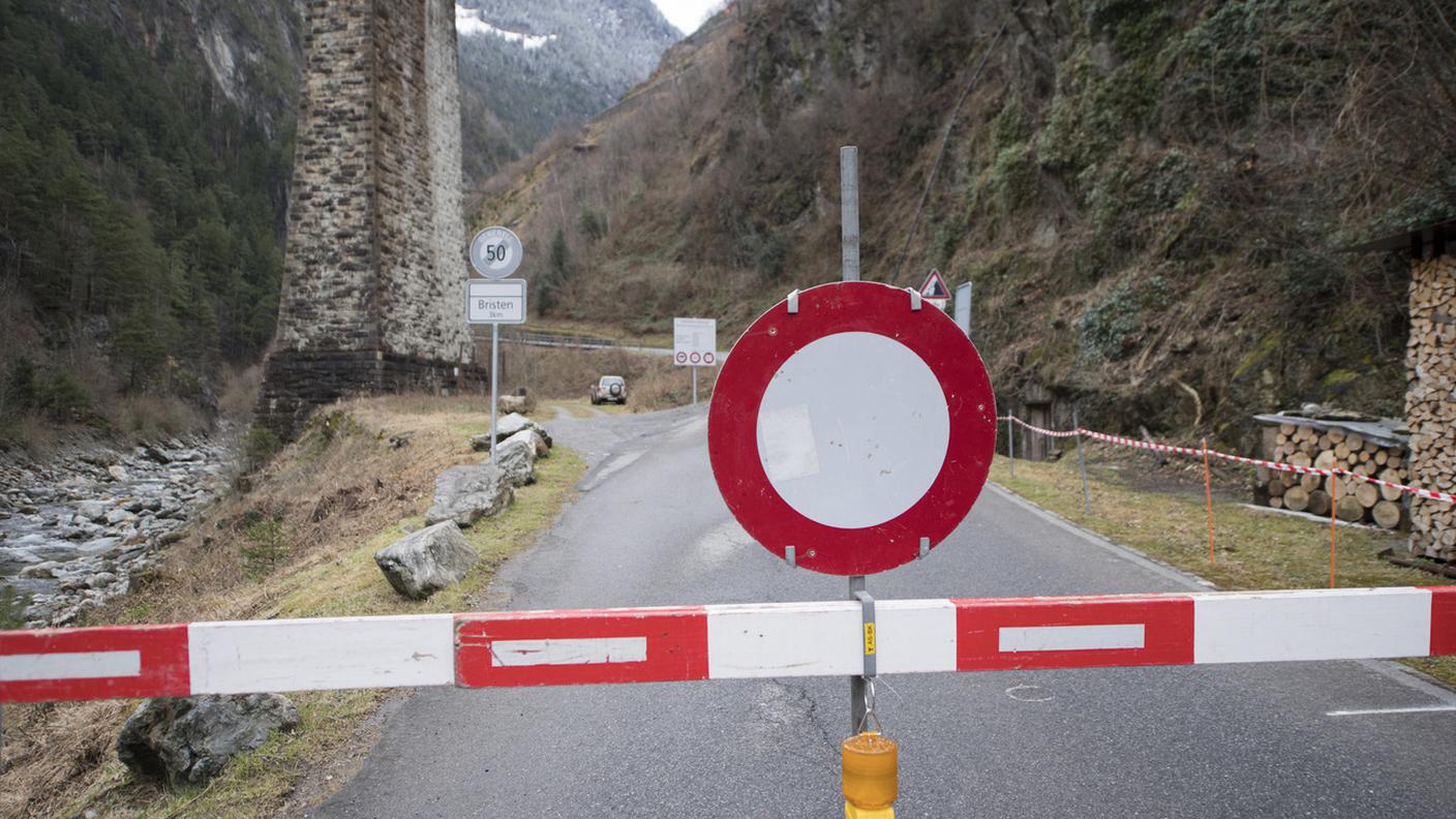 Ancora imprecisati i tempi per la riapertura della strada