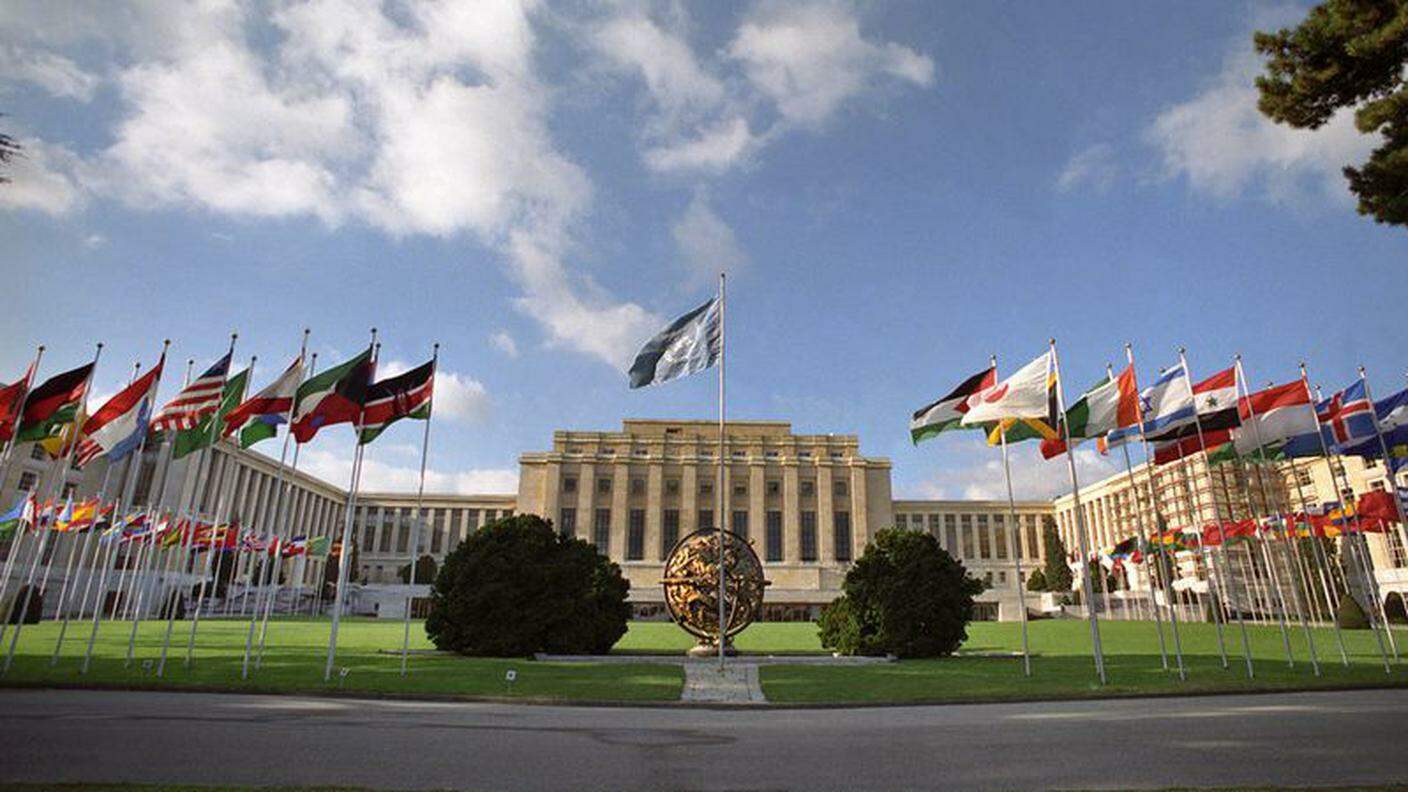 Il Palazzo delle Nazioni di Ginevra, sede europea dell'ONU