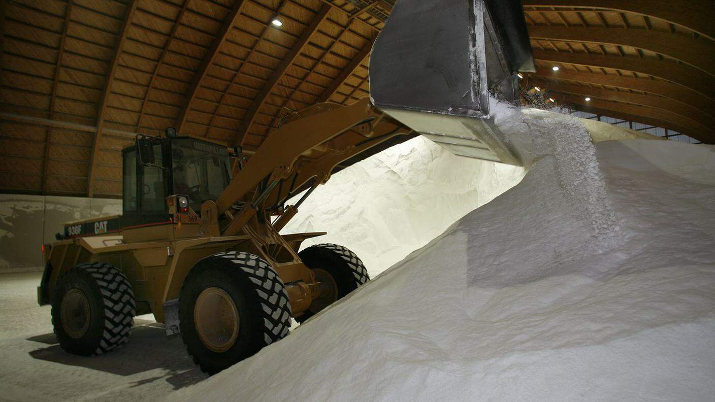 Vengono estratte circa 600'000 tonnellate di sale ogni anno
