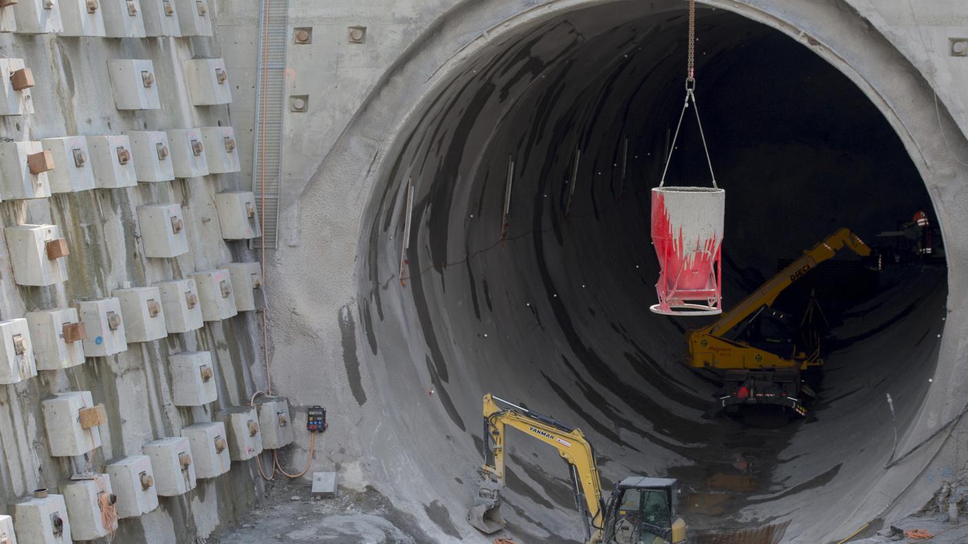 Lavori al tunnel di Eppenberg