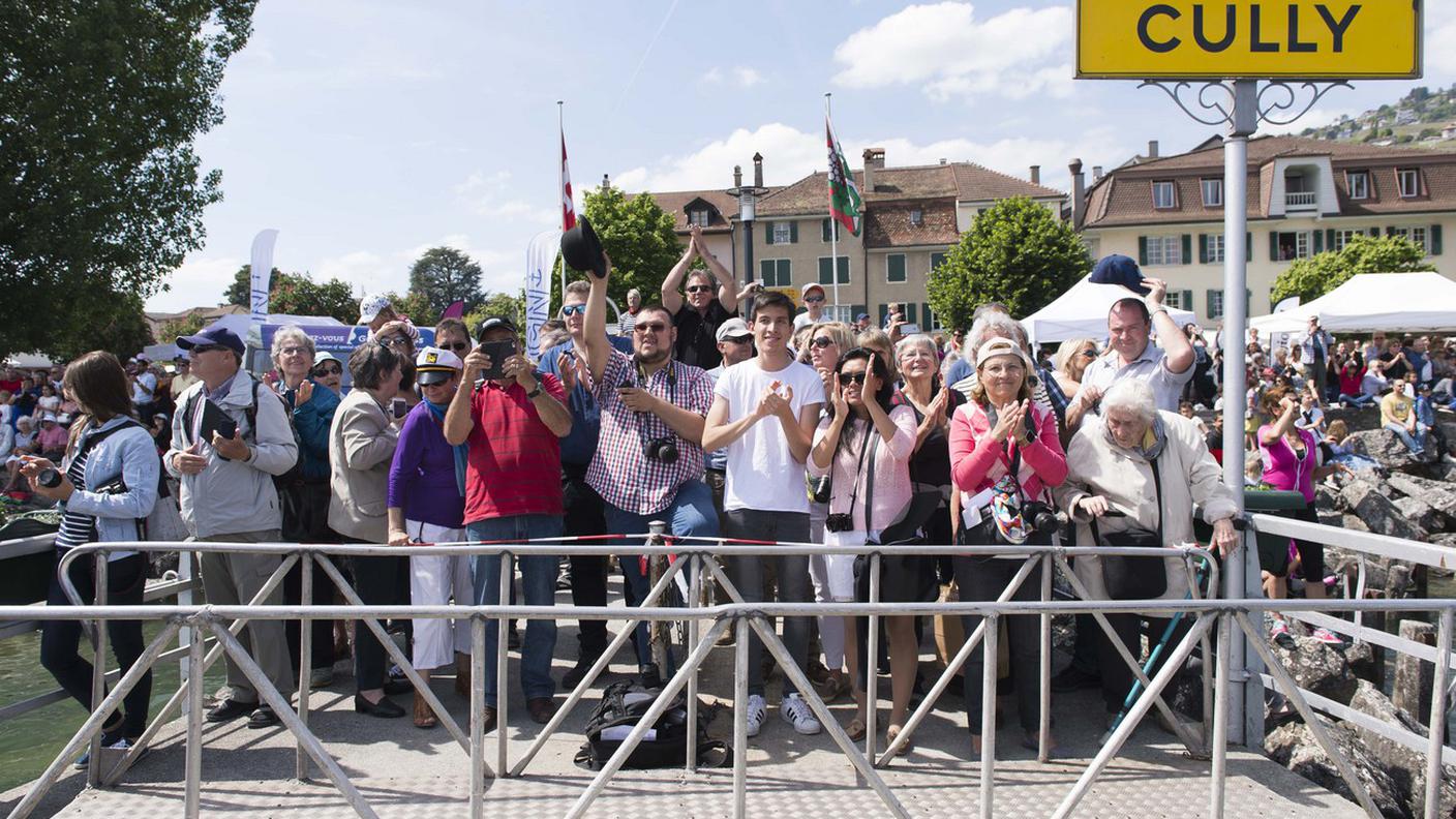 Molti curiosi hanno raggiunto Cully
