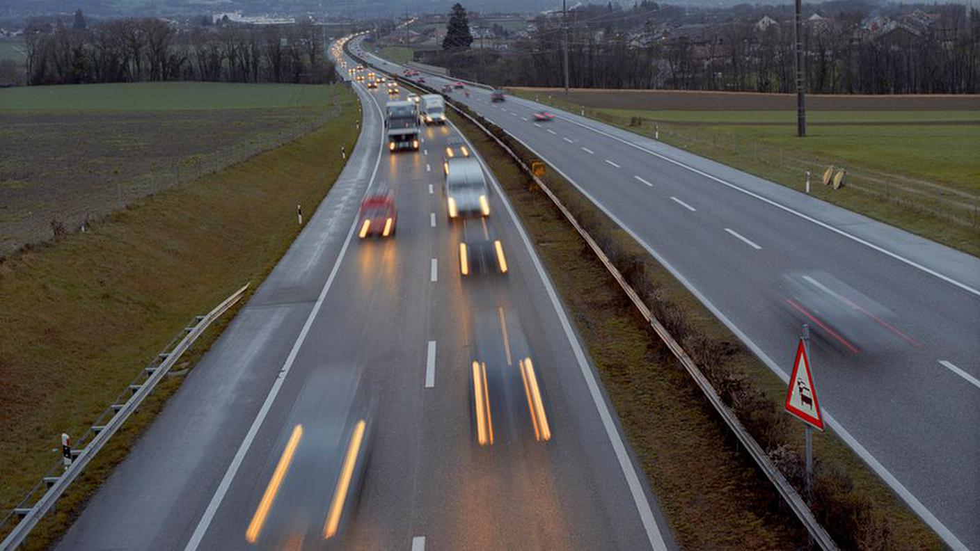 L'autostrada nei pressi si Nyon