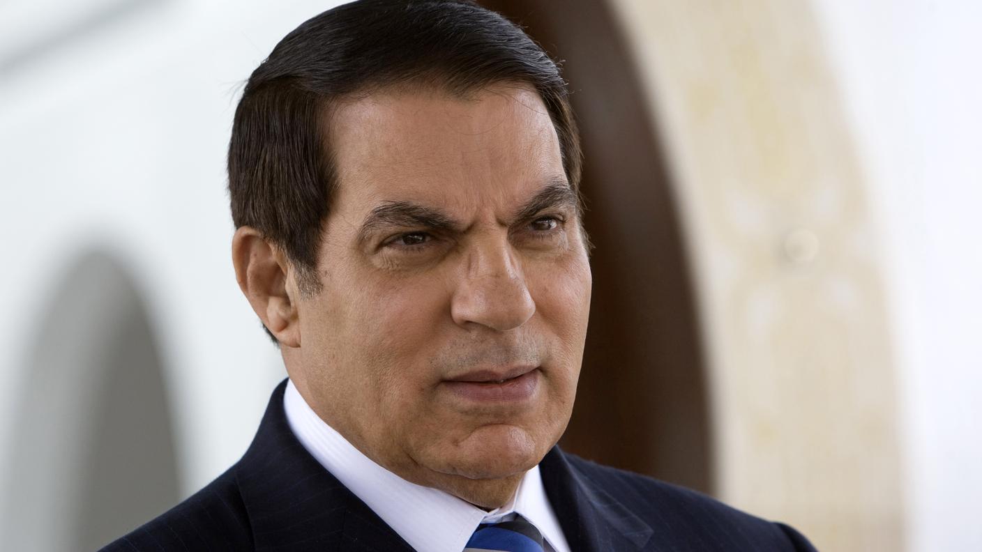 L'ex numero uno tunisino Zine El Abidine Ben Ali 