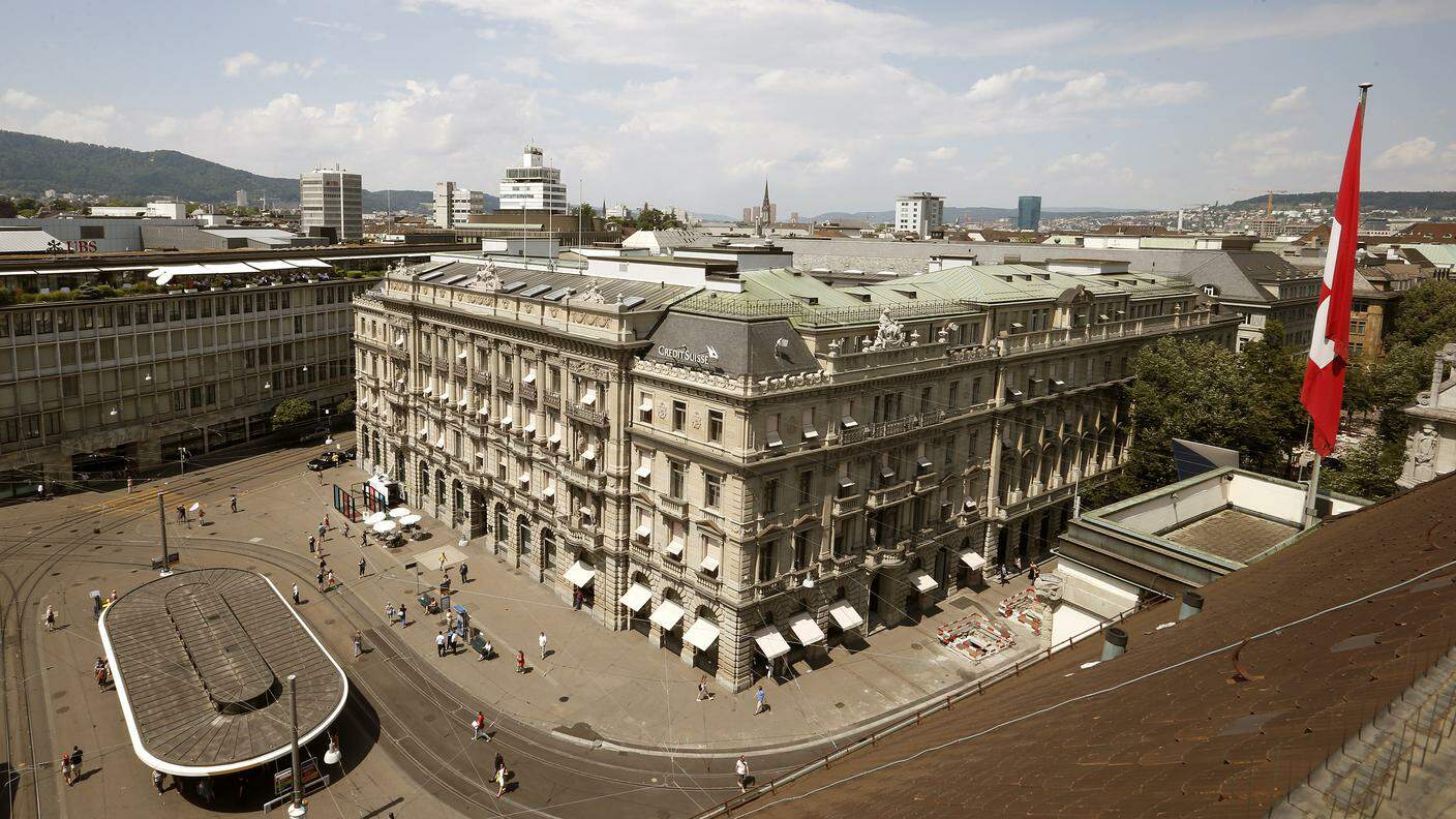 Paradeplatz a Zurigo, il cuore della piazza finanziaria svizzera