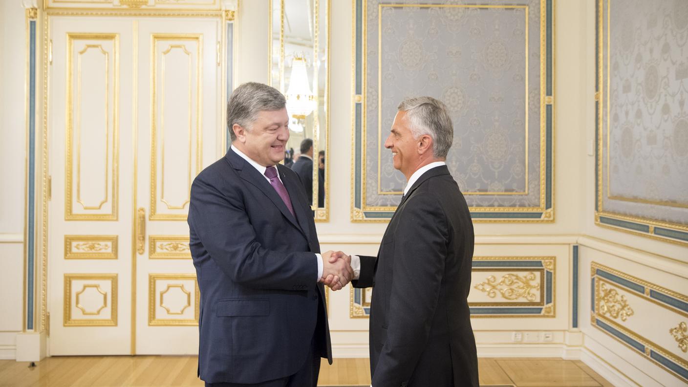 Ricevuto dal presidente Poroshenko