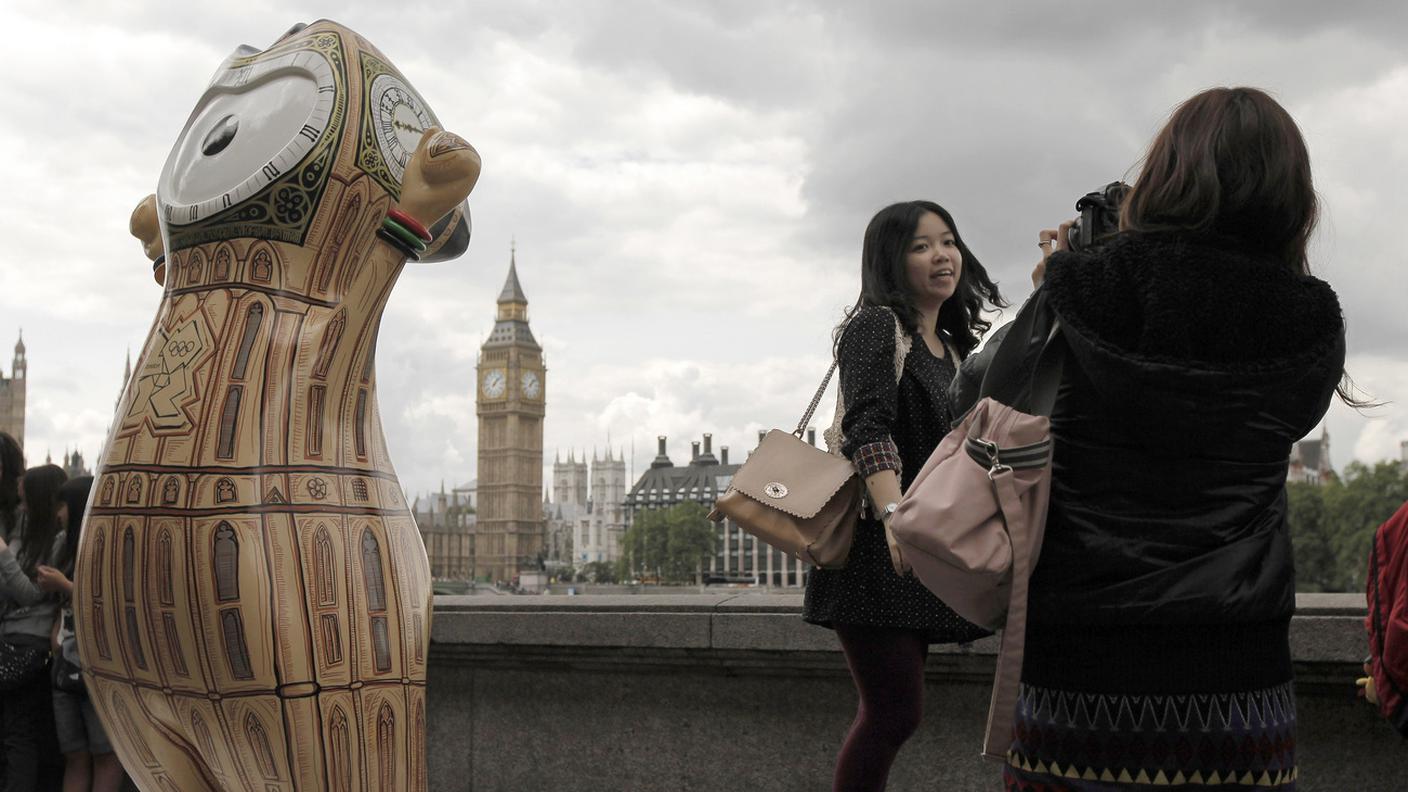 Immancabile scatto con il Big Ben sullo sfondo