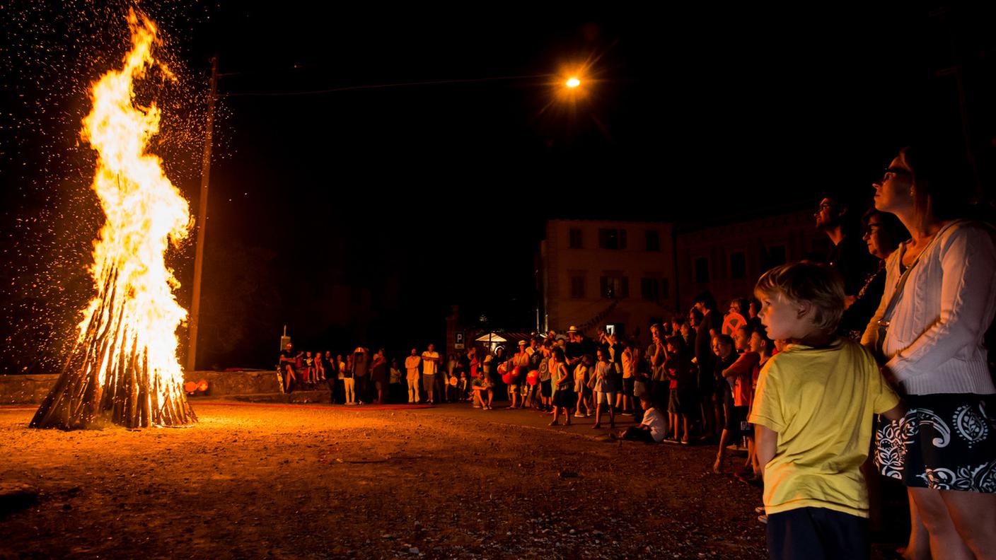 La festa a Carona il primo agosto 2016