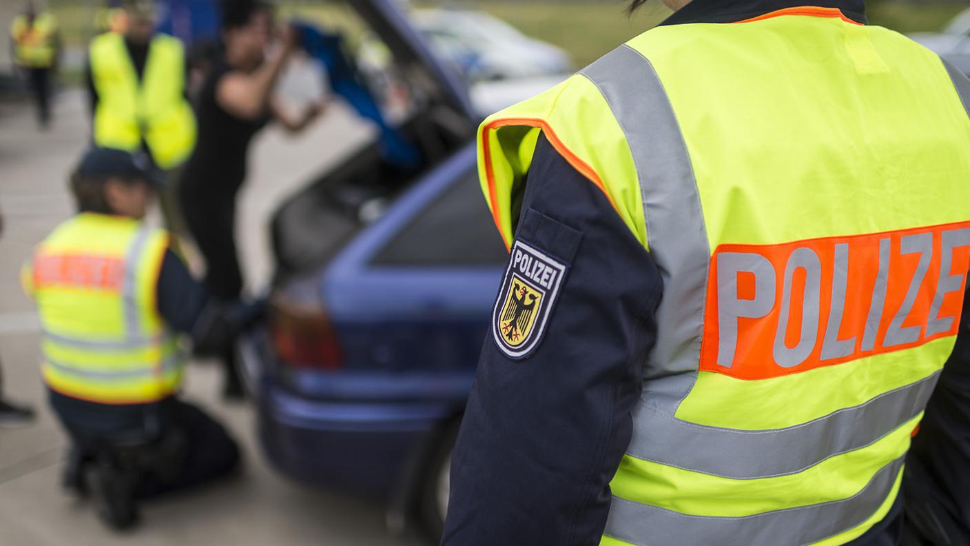 La polizia federale tedesca al lavoro