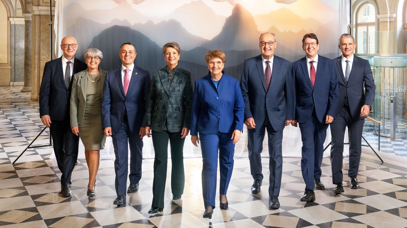 La fotografia del Consiglio federale per il 2024