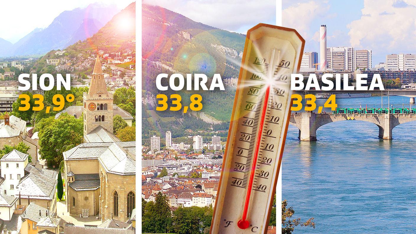 Un fronte di aria più fresca è invece atteso sulla Svizzera per giovedì