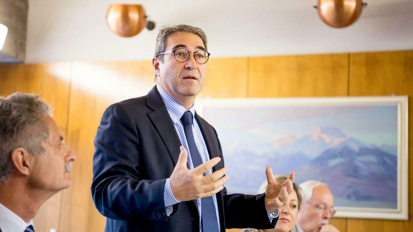 Frederic Borloz, presidente del partito liberale radicale vodese