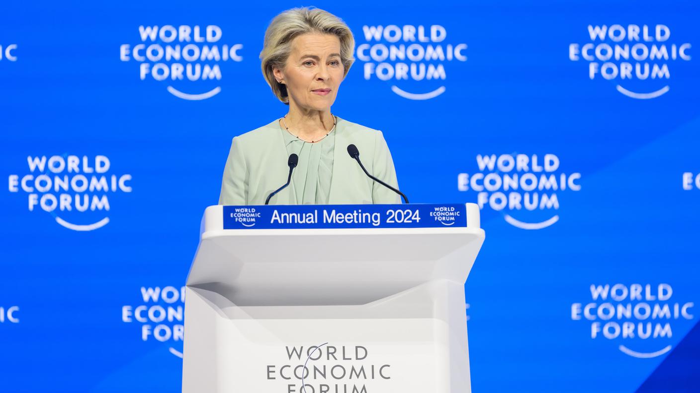 La presidente della Commissione UE Ursula von der Leyen