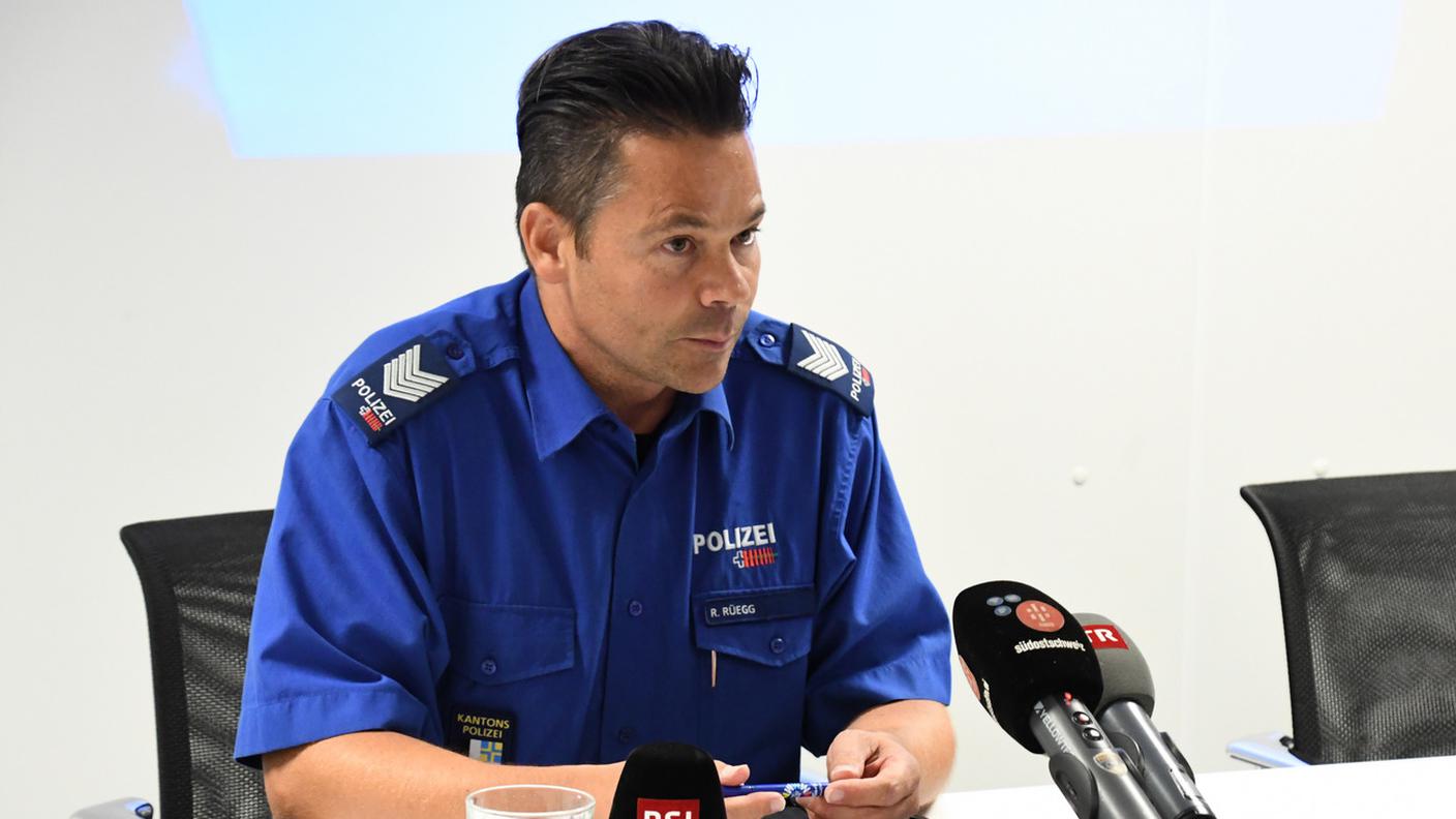 Il portavoce della polizia retica Roman Rüegg