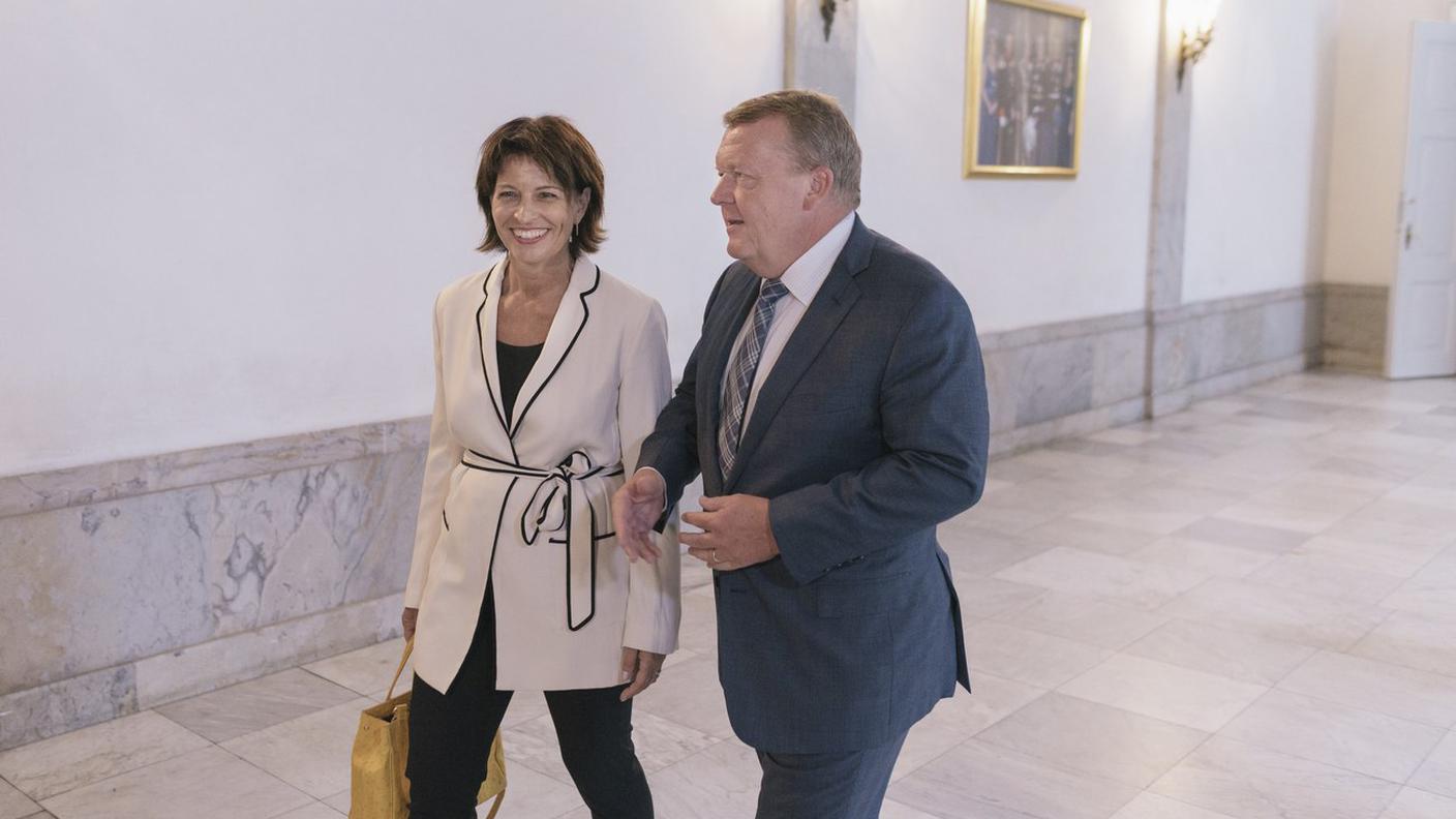 Leuthard e Rasmussen hanno discusso di cambiamenti climatici