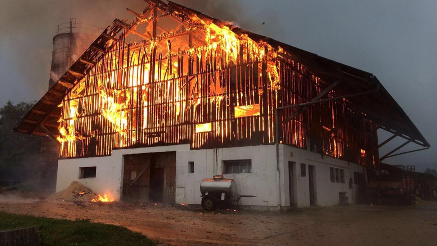 L'edificio è andato distrutto