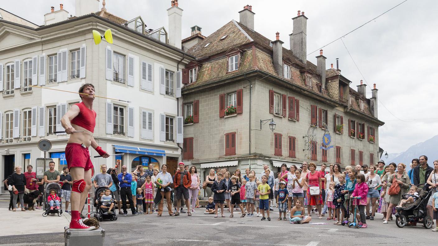 Gli artisti di strada invadono Vevey