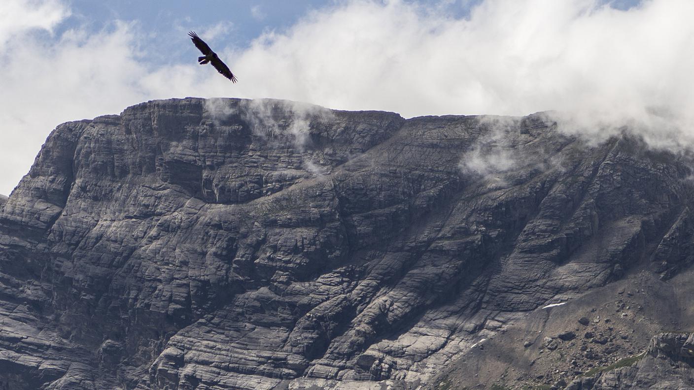 La zona del passo dello Sanetsch dove è caduto l'aereo da turismo