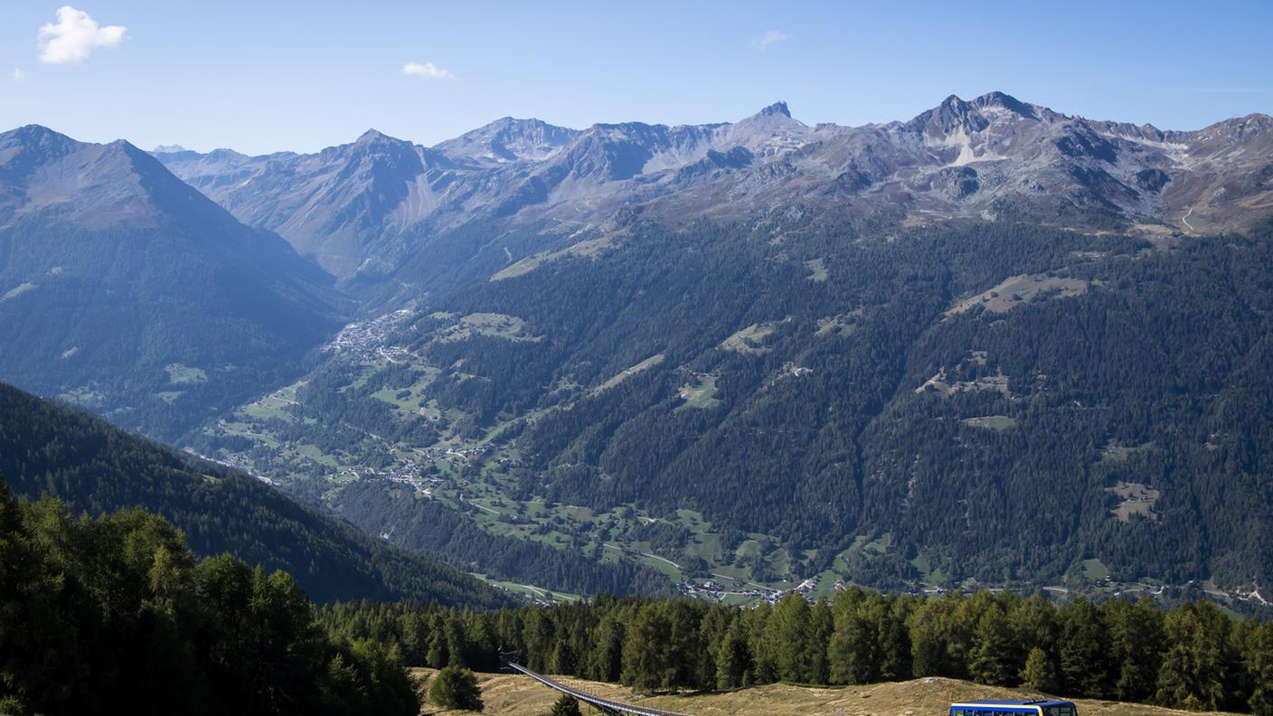 L'elicottero è precipitato mentre sorvolava una zona della Val d'Anniviers